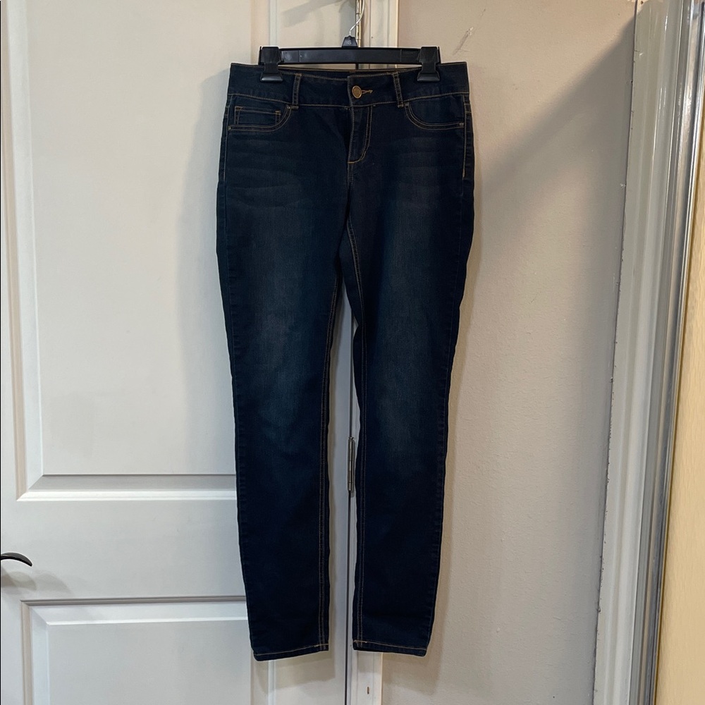 Maurices Deep Indigo Skinny Jeans
